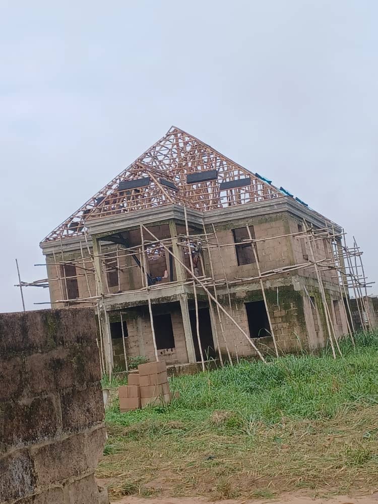 Roof installation project